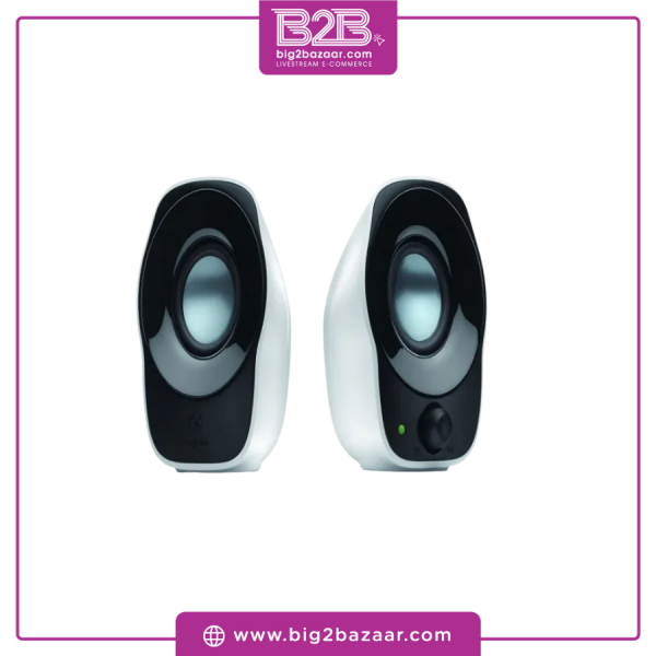 LOGITECH Z120 Compact Stereo Speaker (Black & White)
